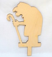 Персонаж для теневого театра "Баба Яга" - fgospostavki.ru - Ярославль